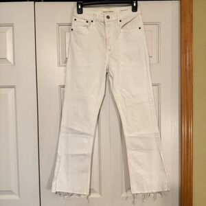 Denim Forum Bailey High Rise Crop Flare Jeans